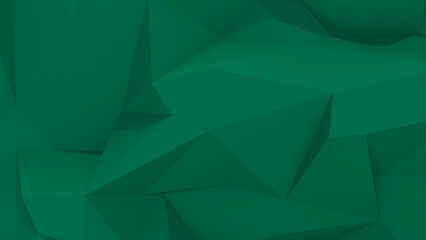 Wall Mural - Abstract background green triangle,geometric background,3d rendering