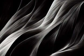 Poster - Abstract black background. Dark cool background. High quality illustration