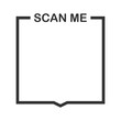 QR code for smartphone. Inscription scan me with smartphone icon. Qr code for payment.  illustration