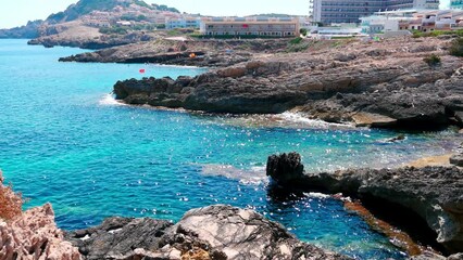 Poster - Majorca beach of Cala Agulla