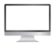 © DG-Studio - Computer display isolated in realistic design on white background.  stock illustration.