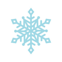 blue snowflake illustration