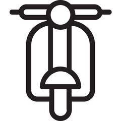 Poster - Vespa Vector Icon