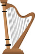 © swiitery - harp music instrument clipart