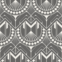 Sticker - Vector modern geometric tiles pattern