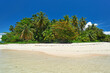 Tropical island with coconut trees, Panama