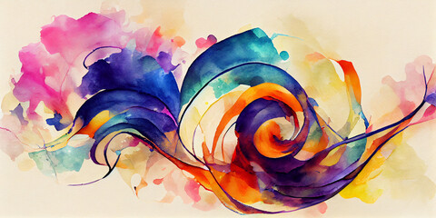 abstract watercolor background