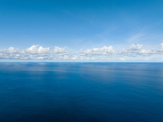 Calm sea and the sky