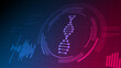 © xyz+ - dna, cromosomi, tecnologia biometrica