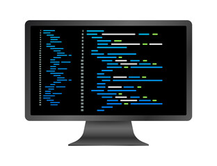 Wall Mural - digital java code text. computer software coding concept. programming coding script java, digital pr