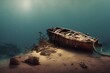 A 3D illustration of a Roman Shipwreck based on a wreckage from over 2000 years ago.