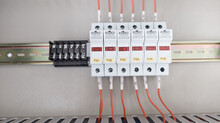 Electric Curcuit Breaker ,Low Voltage Breaker Of Control Panel In Power Plant.
