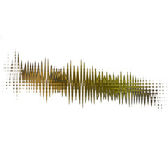 Canvas Print - Abstract transparent glitch art texture element.