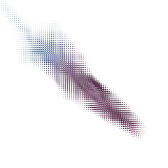 Canvas Print - Abstract transparent glitch art texture element.