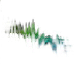 Canvas Print - Abstract transparent glitch art texture element.