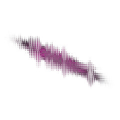 Canvas Print - Abstract transparent glitch art texture element.