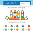 © Kostiantyn - Game for the development of logic for children. Match the whole and the part.