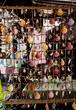 © romaset - Wall decorated with scallop shells in a row