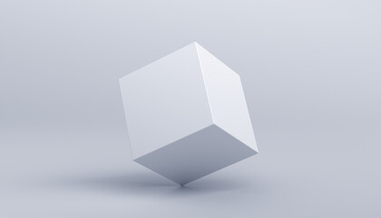 Abstract 3D Render of a cube