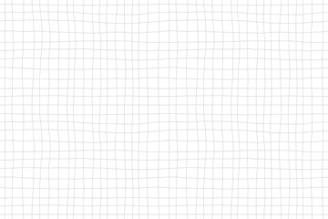 Vector seamless drawing geometric pattern. Grid striped white background. Hand drawn gray mesh texture
