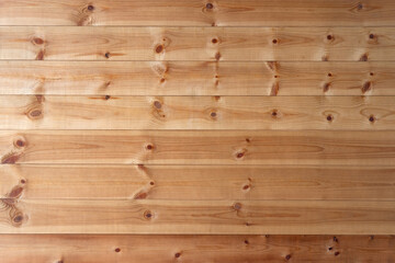 Wall Mural - Wooden boards panel pine