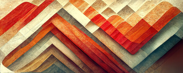 Abstract organic shapes lines waves panorama background wallpaper