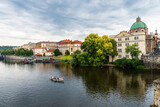 Fototapeta Uliczki - The Vltava River view in Prague City