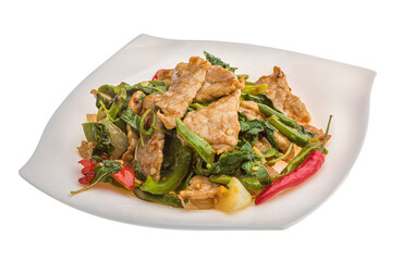 Pork with vegetables