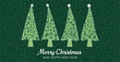 Merry Christmas Karte Weihnachtsbaum in grüner Leder-Optik, Leoparden oder Schlangen-Muster, abstrakte Kunst