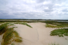 View From The Dunes On The Danish North Sea Coast At Nymindegab Inland Over The Trout Lake Nymindegab ørreddam