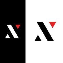 Minimal Vector Graphic Alphabet Symbol. The Letter X Logo