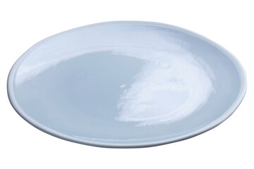 Wall Mural - Empty blank ceramic dish isolated on alpha background