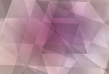 Light Pink vector low poly texture.