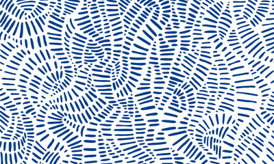 Poster - Abstract line in Trendy backgrounds hand drawn illustration with retro and vintage patterns style