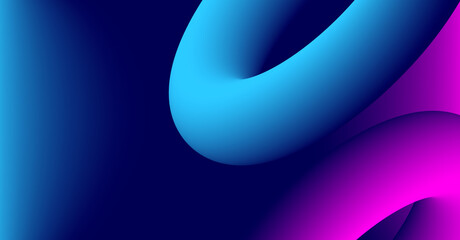 Poster - abstract background with gradient color fluid lines. wallpapers for poster design, print, brochure, web, templates and flyers