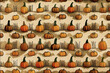 Orange, Green, Red, Yellow, Autumn Pumpkin Pattern, Halloween Theme, Halloween Pattern Collection 2