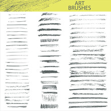 Graphite Pencil Vector Illustrator Art Brushes