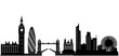 london city skyline illustration