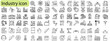 © NDMarketing - Set of industry icon collection with editable stroke.