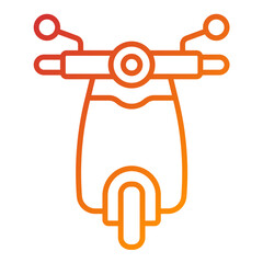 Sticker - Scooter Icon Style