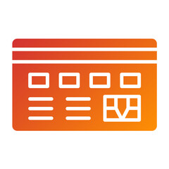 Sticker - Credit Card Icon Style