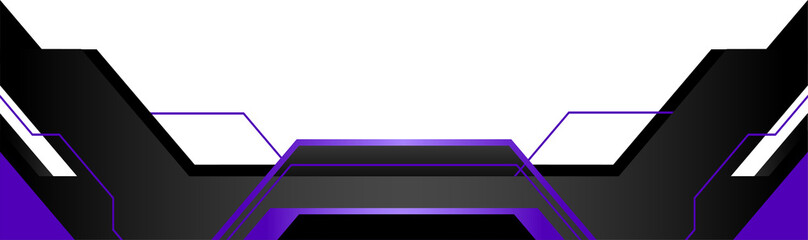 Wall Mural - futuristic gaming overlay for design element copy space. modern shape for ornament live streaming hu