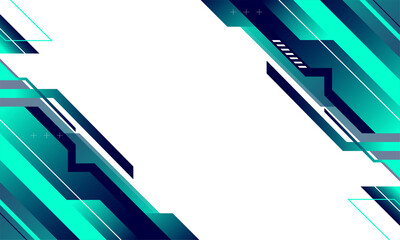 Wall Mural - futuristic gaming overlay for design element copy space. modern shape for ornament live streaming hu