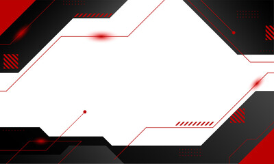 futuristic gaming overlay for design element copy space. modern shape for ornament live streaming HUD monitor display