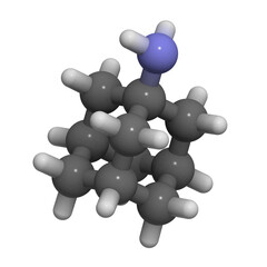 Poster - Amantadine: molecular structure (3D)