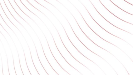 Seamless loop abstract curved lines pattern animation on white background.