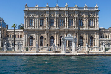 Panorama from Bosporus to city of Istanbul, Turkey