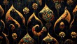 Dark iranian eastern wallpaper texture design