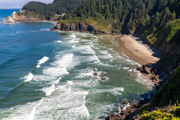 The Beach near the Heceta Lighthouse