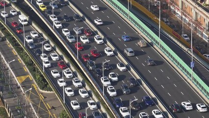 Wall Mural - cars on highway